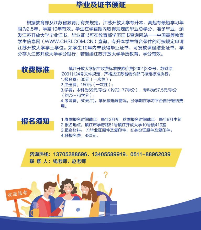 鎮江開放大學（京口分校）招生簡章