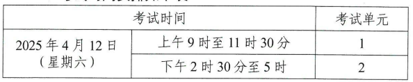 ?2025年4月湖南省自考考試安排