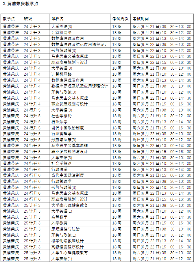 關于2025春第18周期末考試的通知