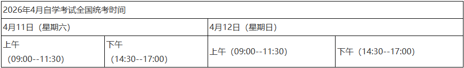 黑龍江省招生考試院：關于我省2026年4月高等教育自學考試注冊報考相關工作的通知
