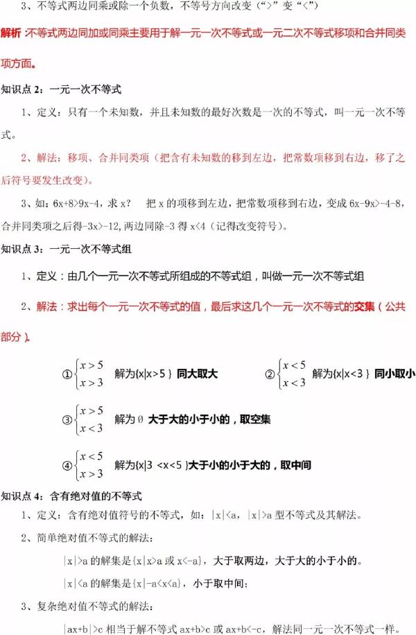 成人高考數學知識點有哪些？知識點歸納匯總！-2