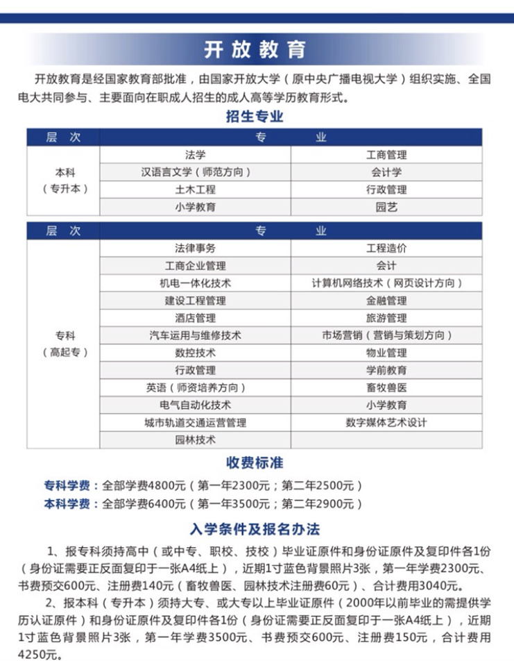 海城開放大學學費多少錢？