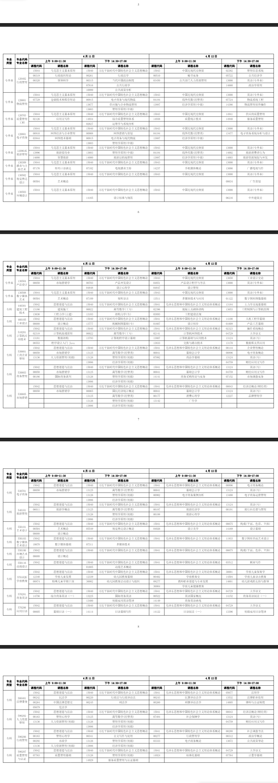 2026年4月廣東省茂名市自學考試考試安排 2026年4月廣東省茂名市自學考試考試安排